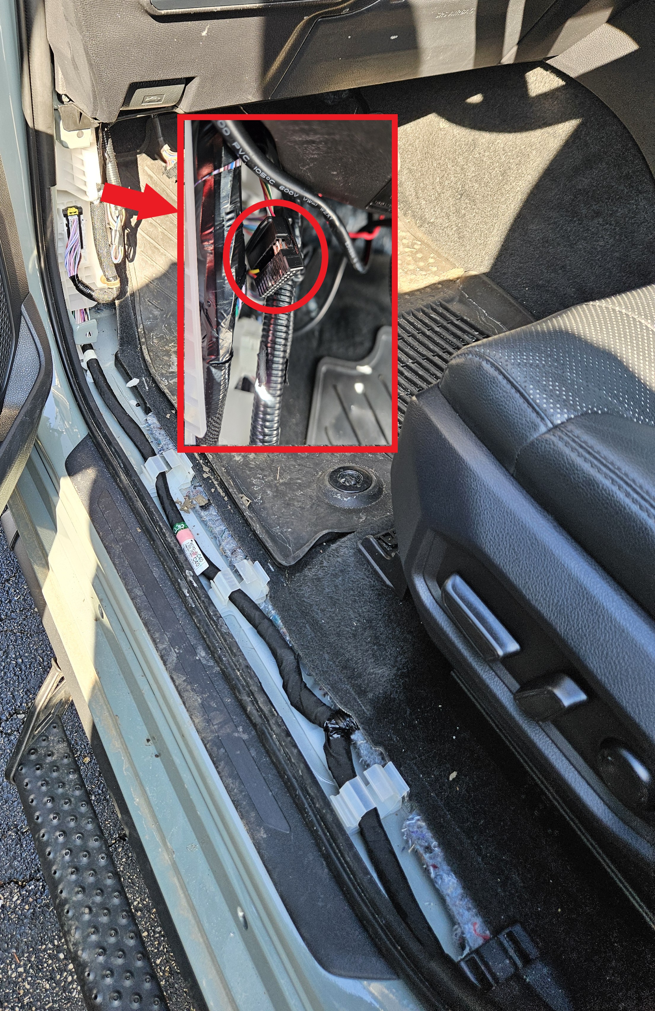 Vehicle Connection Point Connector